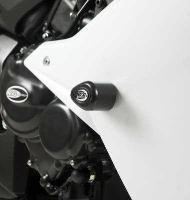Aero padací chrániče R&G Racing pro motocykly HONDA CBR600 F ('11-), černá